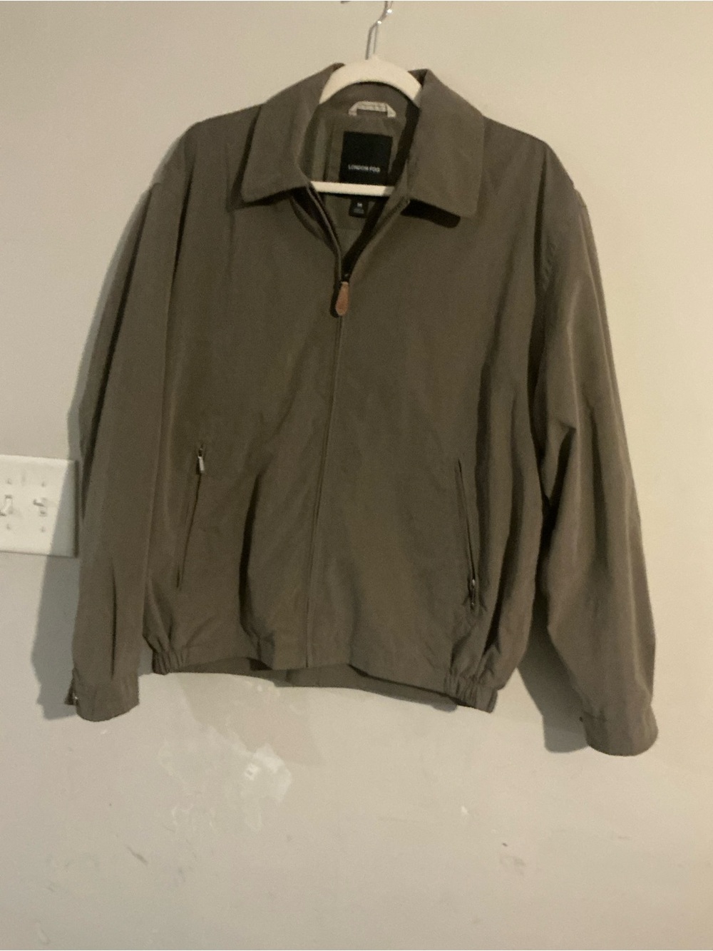 London Fog Olive Bomber Jacket